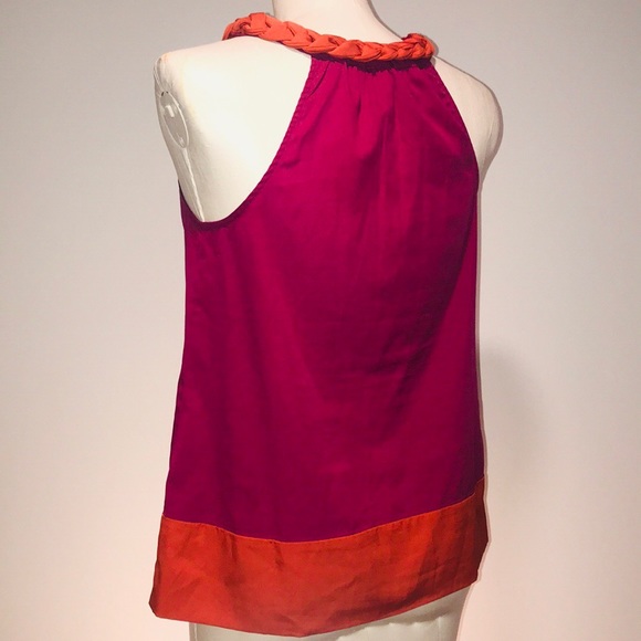 BANANA REPUBLIC purple/orange sleeveless top ▪️med - Picture 2 of 8